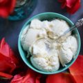 Buttermilk Double Vanilla Ice Cream - It's about time plain ol' vanilla ice cream got spiced up a bit. Buttermilk and two types of vanilla make this ice cream stand out, making it nearly impossible to put the spoon down.