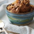 Chocolate Toasted Coconut Frozen Pudding - There's no better way to celebrate than with a big ol' bowl of frozen pudding. This rich and decadent frozen pudding is super chocolaty, packed with buttery toasted coconut, and loaded with lots of finely chopped chocolate. It's like a party in your mouth.