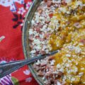 Southern Virginia Sweet Potato Soup - This Southern-inspired sweet potato and thyme slow-cooker or crockpot soup is the perfect excuse to trash up a bowl of soup with lots of extra fixings. Finely diced Virginia ham, shredded extra sharp white cheddar cheese, and roughly chopped Virginia peanuts take this comforting soup from ordinary to extraordinary.