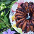Jalapeño Cornbread Filled with Blueberry Quick Jam - Jalapeños and fresh blueberries come together in this recipe to make the most deliciously sweet and spicy cornbread you've ever tasted.