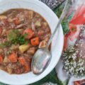 Lamb & Root Vegetable English Stew - Beef stew gets all the love, but this crockpot recipe allows lamb a chance to strut its stuff for once. This is a full-on, slow-cooked English-style lamb stew situation, starring tender lamb loin chops, lots of fresh thyme, and a whole cast of root vegetables that soak up every bit of flavor. The real magic happens when you pour in a can or bottle of stout beer, which turns the stew's gravy into something so rich and velvety, you’ll want to eat it by the spoonful. If you’ve been looking for the ultimate alternative to beef stew, your search ends here.