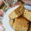 Christmas Cornbread with Eggnog - How do you turn ordinary everyday cornbread into Christmas Cornbread? Add a little bit of eggnog, apple butter, and Christmas spirit.