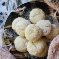Lemon Ginger Crinkle Cookies - Lemon and ginger add a unique twist to these traditional crinkle cookies, making each bite sweet, tart, and just a little bit spicy.