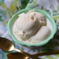No-Churn Eggnog Soft-Serve Ice Cream - This no-churn version of soft-serve ice cream is infused with eggnog, cream, and a touch of rum. It's a decadent addition to any holiday celebration.