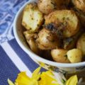 The ground sea salt, black pepper, and parsley crust on these boiled Baby Yukon Gold Potatoes turn them into a totally memorable side dish your family will ask for over and again, whether it's for St. Patrick's Day or just another Tuesday night dinner.