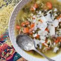 Colleen's One-Pot Italian Orzo Wedding Soup - Italian Wedding Soup is always a winning soup recipe, however, it can be a little time-consuming to make. This one-pot recipe using orzo and a mixture of ground beef, veal, and pork, takes all of the work out of making this soup. Forget about making itty bitty tiny meatballs, just brown the ground meat instead. All of the taste, none of the hassle.