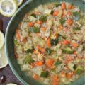 Sweet Tea Vodka Vegetable Couscous Soup - Whether you're battling a lingering cold, shaking off a chilly day, or simply craving a hug from the inside out, that only a warm bowl of soup can deliver, this colorful, fresh vegetable and pasta soup is your answer. This vibrant, one-pot wonder packed with fennel, carrots, red onion, zucchini, and Moroccan couscous is as nourishing as it is delicious. But what truly sets this soup apart is the addition of sweet tea vodka for a subtle, warming sweetness, along with a final garnish of vibrant, fresh lemon zest and a glorious drizzle of sweet and spicy hot honey. This is the kind of soup that wraps you in warmth, nourishes your soul, and genuinely makes you feel better from the inside out. Best of all, it's incredibly versatile; feel free to swap in your favorite vegetables based on what you have on hand.