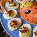 Chunky Sun-Dried Tomato & Basil Deviled Eggs - I think we can all agree that not every deviled egg is a showstopper. But these chunky sun-dried tomato and fresh basil deviled eggs? They’re the kind of appetizer that makes people pause mid-bite, look at you with wide eyes, and demand to know what magic you’ve tucked inside. With a rich, creamy yolk filling studded with chewy, intensely sweet sun-dried tomatoes and flecked with fresh, fragrant basil, these little appetizer gems are perfect for any occasion that calls for a truly standout bite. One thing is for sure, no matter when you serve them, these Italian-style deviled eggs are guaranteed to disappear quickly.