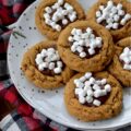 Hot Cocoa & Marshmallow Molasses Spice Cookies - If you're looking for that one special treat to celebrate a snow day, elevate your holiday cookie platter, or simply make a gray day feel brighter, this is it. These chewy molasses spice cookies are absolutely packed with the kind of warm, spicy goodness that makes your kitchen smell like a gingerbread wonderland. Think ginger, cinnamon, a whisper of nutmeg, and a pinch of cloves. Nestled inside each spiced delight is a generous dollop of rich, decadent, and incredibly quick-to-make hot cocoa icing. And for the grand finale? A generous sprinkle of miniature marshmallow bits that lend a sweet vanilla flavor and an absolutely irresistible crunch. They're adorable, they're delicious, and they’re the perfect companion to a warm and cozy cup of hot chocolate.