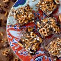 Dark Chocolate Crushed Pretzel-Topped Brownies - These lil' beauties manage to be both fudgy and cakey all at once, with a salty, crunchy bite from the crushed pretzel topping that keeps things both interesting and flavorful. They’re not too sweet either, which means you can actually taste the deep, rich chocolate flavor from both the dark chocolate candy bar and unsweetened cocoa powder they are made with. If you’re a brownie lover who also has a soft spot for pretzels, you absolutely need to bake a batch of these dark chocolate crushed pretzel-topped brownies.