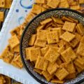 Sweet & Spicy Jerk Seasoned Cheez-It Crackers - Let’s be honest, placing a box of crackers in a bowl is the ultimate, "I tried, but not really." party move. But with a handful of spices and a little bit of time in the oven, you can transform that same box of crackers from an emergency snack into a dangerously addictive nibble. These Sweet & Spicy Jerk Seasoned Cheez-it Crackers have a bold Caribbean-inspired crunch that hits every flavor note: savory, cheesy, spicy, and perfectly sweet. Fair warning, once you put out the bowl, it’s going to disappear fast.